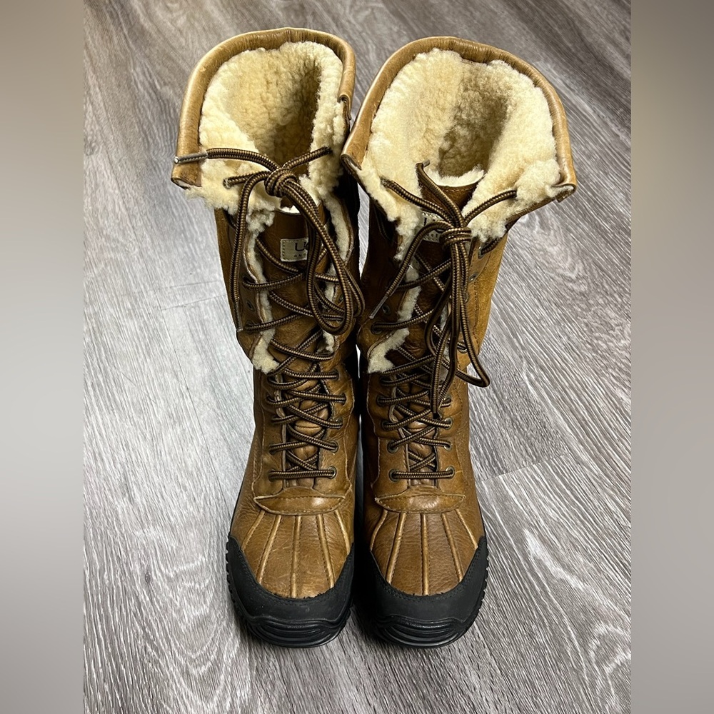 UGG Brown and Black Winter Boots